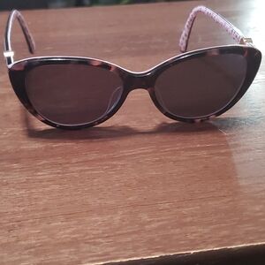 Kate Spade Sunglasses Hello Sunshine Visalia Brown Tortoise Pink HT8FF 55 16 140